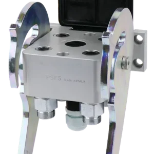 Finale Aktion DNP Multikuppler PSF5 15L M22x1,5 mit 3-poliger Elektrokupplung, Festteil mit Verschlusshebel