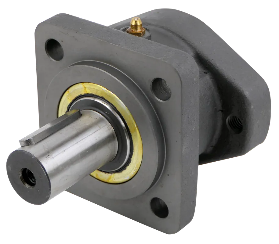 Vorsatzlager für Ölmotore mit SAE-A Anschluss und Ø 25 mm Welle, Ausgangswelle Ø 32 mm Preisknaller