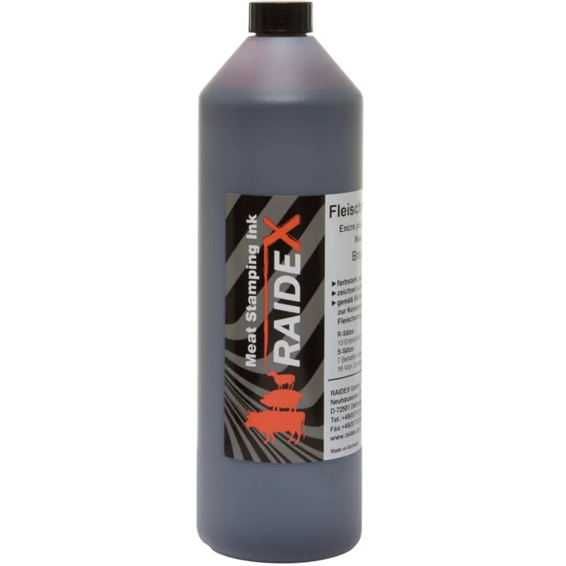 RAIDEX Fleischstempelfarbe braun 1 L Zertifiziert