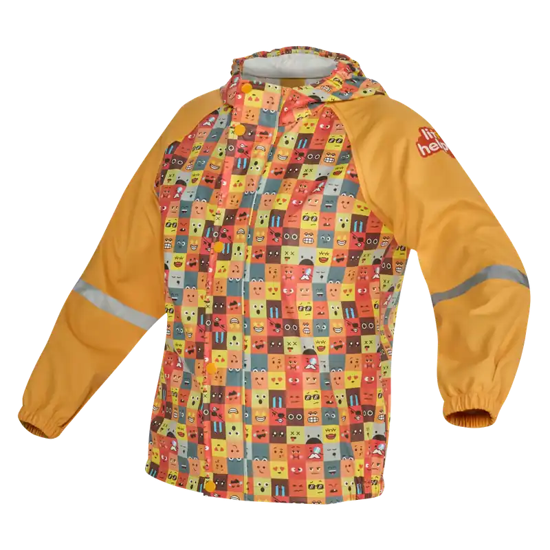 Zertifiziert Regenjacke orange 98 / 104
