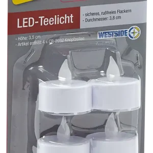 Teelichter LED 4er Set Mega-Angebot