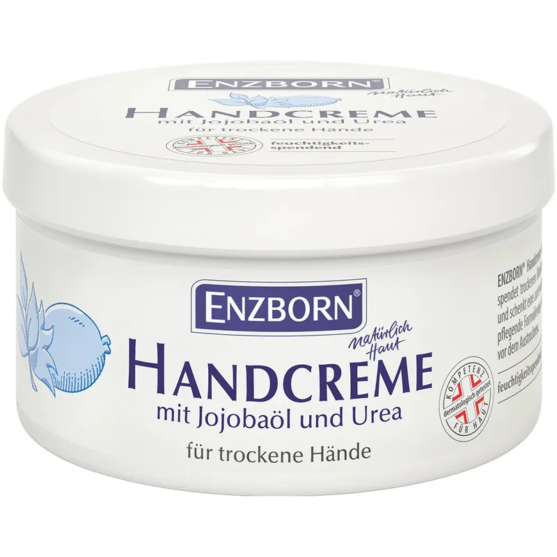 Enzborn Handcreme 250ml Dose mit Jojobaöl und Urea Zertifiziert