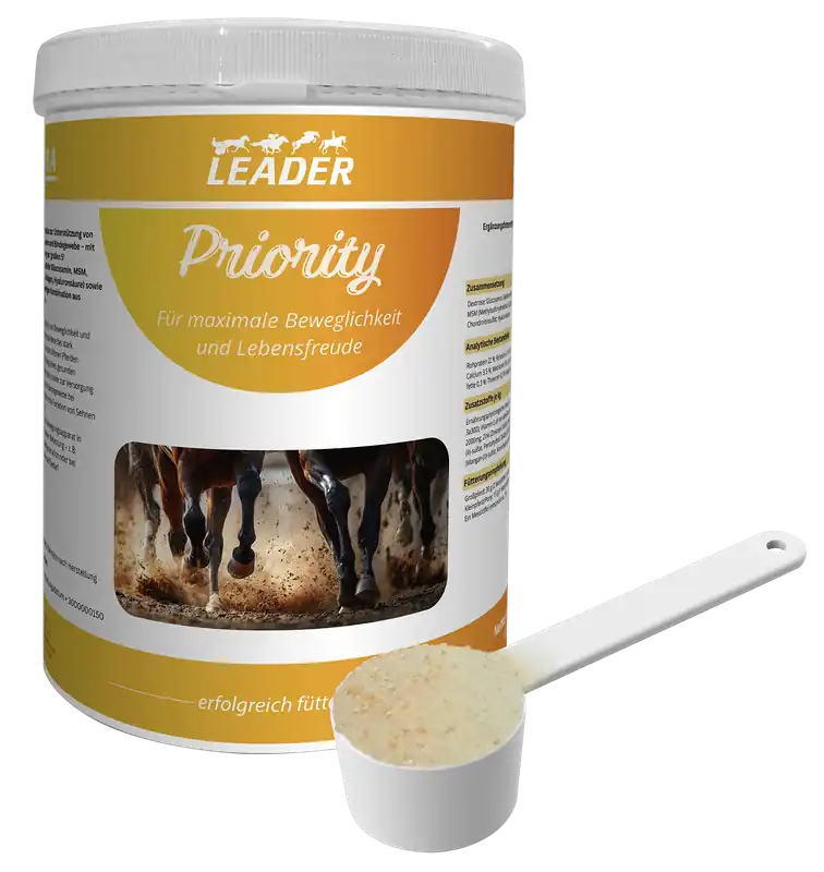 Solange Der Vorrat Reicht Pferdefutter Leader Priority 1 kg
