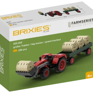 BRIXIES Plus Traktor + Anhänger Preiswert