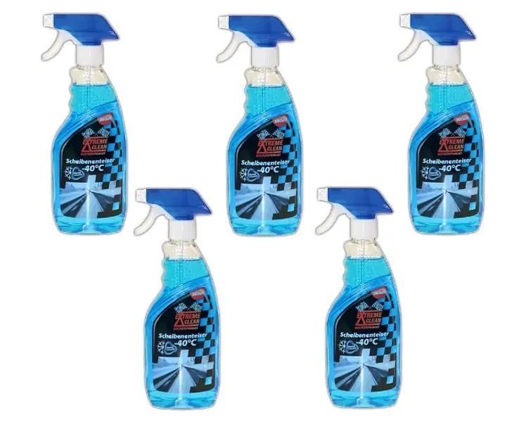 Sofort Bestellen 5x 500ml Auto Scheibenenteiser Enteiser Spray Auto Scheibenfrostschutz bis -40°C 2,5 Liter