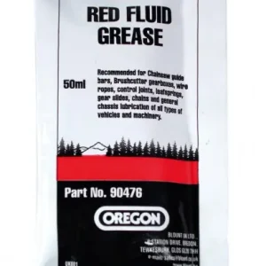 Markenware OREGON Rotes Flüssigfett für Führungsschienen Fettpresse 50 ml