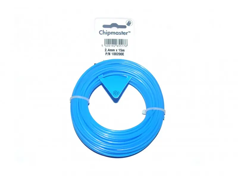 CHIPMASTER Mähfaden Trimmerfaden 2,4 mm 15 Meter Begrenztes Angebot