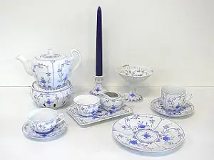 Markenware Porzellan FRIESISCH BLAU Teetasse Kaffeetasse 0,18 Liter August Warnecke