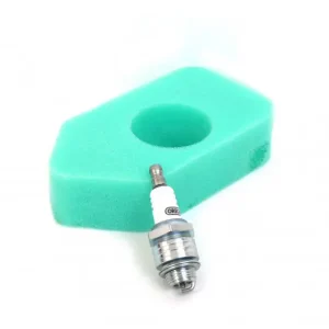Neu Im Sortiment Luftfilter + Zündkerze für GARDENA Rasenmäher 46 V