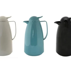 dobman exclusive Thermokanne Isolierkanne Kaffeekanne Warmhaltekanne 1L. SALE Kracherpreis