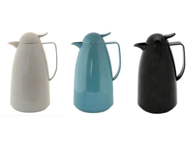 dobman exclusive Thermokanne Isolierkanne Kaffeekanne Warmhaltekanne 1L. SALE Kracherpreis