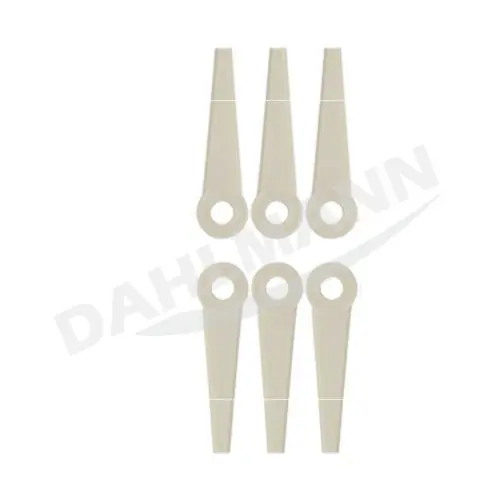Super-Preis 6x Ersatzmesser Kunststoffmesser für TECOMEC Mähkopf PRO Trim 3