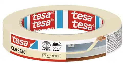 tesa Malerband Maler Kreppband 50m x 19mm Bestseller