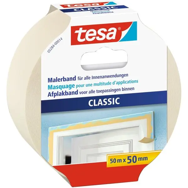 Knallerangebot tesa Malerband Maler Kreppband 50m x 50mm