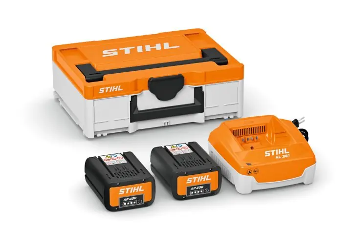 Preiswert STIHL Power-Box 1 Set mit 2 Akkus AP 200 und Ladegerät AL 301