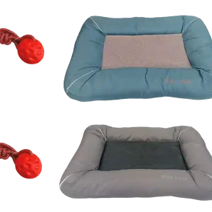 Online Kaufen Stay Cool Set Selbstkühlendes Hundebett Aqua / Lava Kühlmatte Hund mit Ball Red