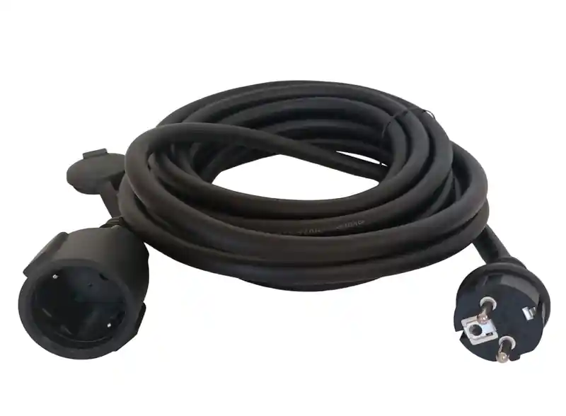 BRUNNER 0301109N Kabel Schuko-Stecker/Schuko-Steckdose IP44 25 Meter 3x2,5mm² Highlight