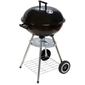 Grill Kugelgrill ALTEA HILLS Holzkohle Grill auf Rädern Schwarz Grillfläche Ø 41cm Mega-Angebot