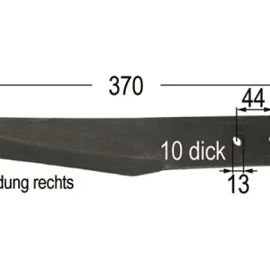 Kreiseleggenzinke li. L = 370 mm zu Maschio Schneller Versand