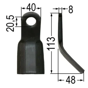 Preiswert Y-Messer L = 113, Dm = 20,5 mm zu Agrimaster