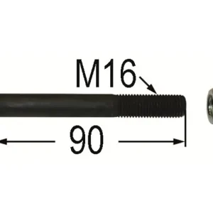 Schraube + SM M16x90 10.9 zu Seppi Breviglieri Zertifiziert