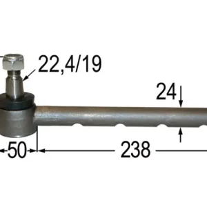 Spurgelenk re. - li. Schaft 23,7 mm zu MF Online Kaufen