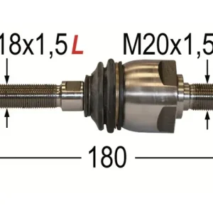 Markenprodukt Axialgelenk zu Carraro, Steyr 133743602,1966127C1