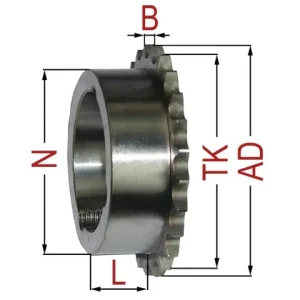 Saisonangebot Kettenrad für Klemmbüchse 16B-1 Z30