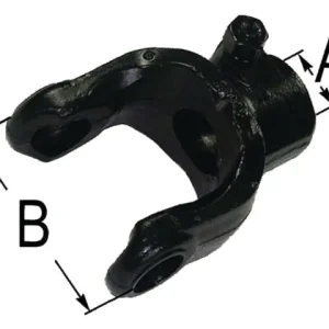 Gabel zu A4 mit Bohrung 30 mm u. Keilnut Ausverkauf