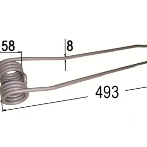 Kombikreiselzinke li. 436006 (silber) Abverkauf