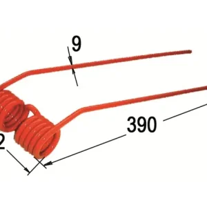 Kreiselheuerzinke re. 461111 (rot) Markenprodukt