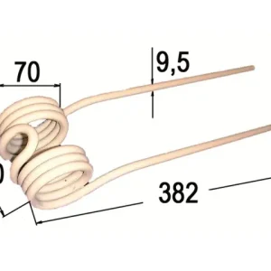Kreiselheuerzinke 436145 (weiß) Günstig