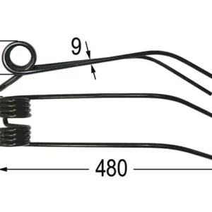 Kreiselschwaderzinke 57502000 (silber) Preisknaller