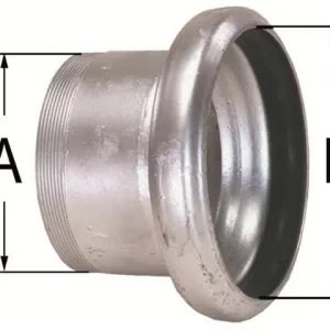 Top-Preis Becheranschluss 4" mit Gewinde zu System Bauer