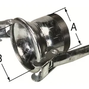 Nur Für Kurze Zeit Gewindestutzen Becher 4" italienisches System 150mm