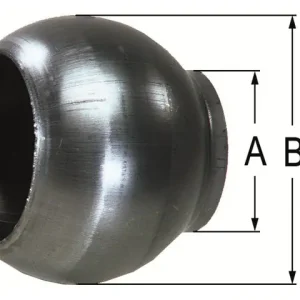 Jetzt Bestellen Kugel 200 mm schwarz ital. System