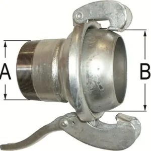 Kugelanschluss 5" mit Gewinde System Bauer Neu