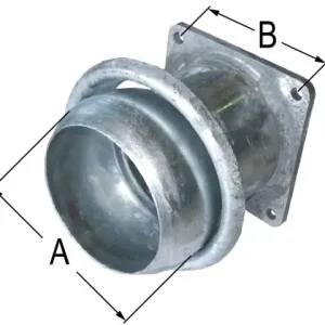 Kugel 4" mit Flansch ital. System Finale Aktion