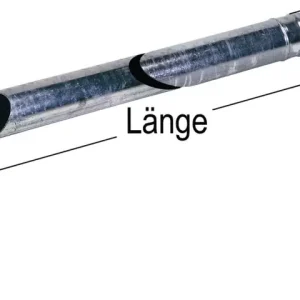 Saugrohr verzinkt 100 x 2000 mm Top-Seller