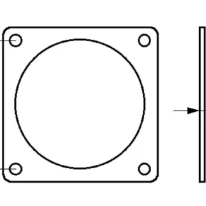 Direktkauf Dichtung zu Blindflansch 4-6 LA150x150x4