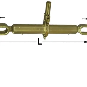 Zertifiziert Hubstrebe mit Knarre, min. 510 max. 700 mm