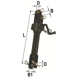 Neue Ware Hubstrebe mit Kurbel min. 450, max. 550 mm
