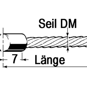 Brems- Kupplungsseil 1,9 mm, 2 m Rabatt