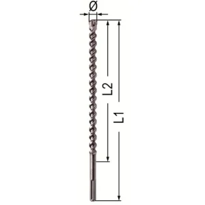 Bohrer HM SDS MAX 35x570 Echt