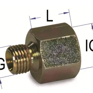 Reduzierung AG 22 x 1,5 IG 1/2" Günstig