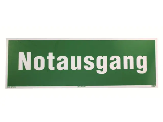 Notausgang 297 x 105 Sonderangebot