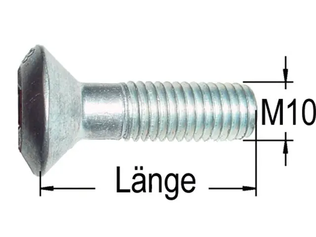Echt Fingerschraube M10x25 SS001 zu Busatis