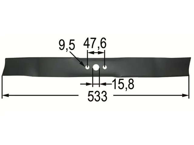 Rasenmähermesser zu AYP 533 mm Top-Preis