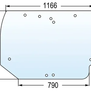 Heckscheibe zu Case, MC-Cormick 284947A2 Sonderangebot