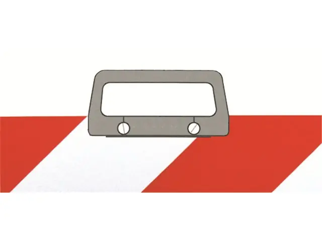 Geprüft Warntafel Haltegriff